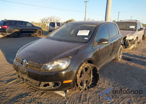 2012 Volkswagen Golf 2.5L 4-Door from USA, damaged, VIN WVWDB7AJ6CW328634